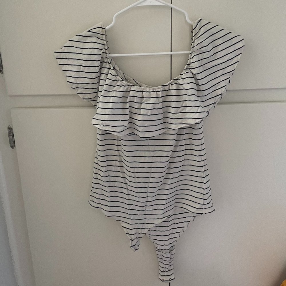 J Crew Striped Bodysuit